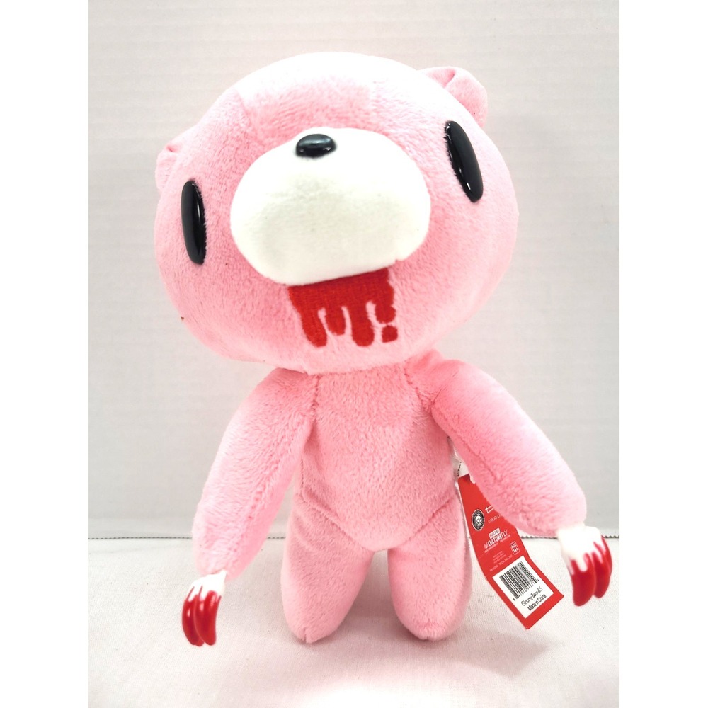 Mori Chack Gloomy Bear Pink Plush Stuffed Toy Blood Claws Horror Cute